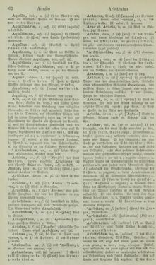 Bild der Seite - 62 - in Lateinisch-Deutsches und Deutsch-Lateinisches Schul-Wörterbuch - Lateinisch-Deutscher Theil