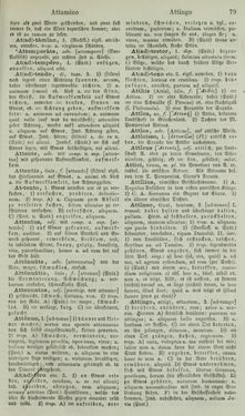 Bild der Seite - 79 - in Lateinisch-Deutsches und Deutsch-Lateinisches Schul-Wörterbuch - Lateinisch-Deutscher Theil