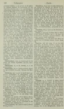 Bild der Seite - 100 - in Lateinisch-Deutsches und Deutsch-Lateinisches Schul-Wörterbuch - Lateinisch-Deutscher Theil