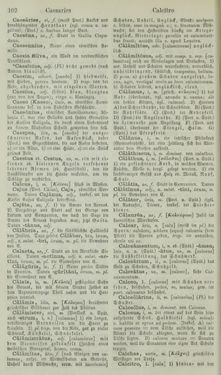 Image of the Page - 102 - in Lateinisch-Deutsches und Deutsch-Lateinisches Schul-Wörterbuch - Lateinisch-Deutscher Theil