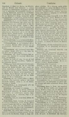 Bild der Seite - 144 - in Lateinisch-Deutsches und Deutsch-Lateinisches Schul-Wörterbuch - Lateinisch-Deutscher Theil