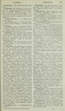 Image of the Page - 161 - in Lateinisch-Deutsches und Deutsch-Lateinisches Schul-Wörterbuch - Lateinisch-Deutscher Theil
