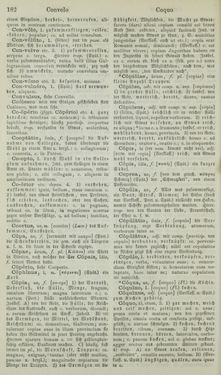 Bild der Seite - 182 - in Lateinisch-Deutsches und Deutsch-Lateinisches Schul-Wörterbuch - Lateinisch-Deutscher Theil