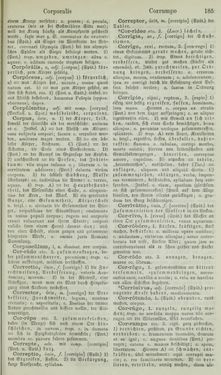 Image of the Page - 185 - in Lateinisch-Deutsches und Deutsch-Lateinisches Schul-Wörterbuch - Lateinisch-Deutscher Theil