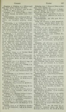 Image of the Page - 187 - in Lateinisch-Deutsches und Deutsch-Lateinisches Schul-Wörterbuch - Lateinisch-Deutscher Theil