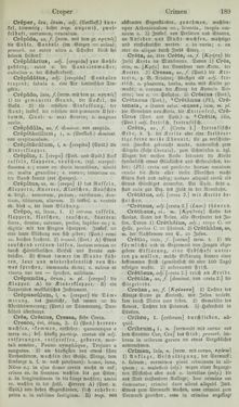 Bild der Seite - 189 - in Lateinisch-Deutsches und Deutsch-Lateinisches Schul-Wörterbuch - Lateinisch-Deutscher Theil