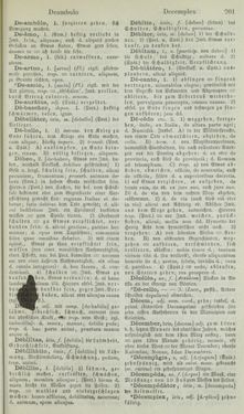 Bild der Seite - 201 - in Lateinisch-Deutsches und Deutsch-Lateinisches Schul-Wörterbuch - Lateinisch-Deutscher Theil