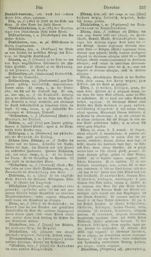 Image of the Page - 223 - in Lateinisch-Deutsches und Deutsch-Lateinisches Schul-Wörterbuch - Lateinisch-Deutscher Theil