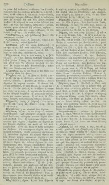 Image of the Page - 226 - in Lateinisch-Deutsches und Deutsch-Lateinisches Schul-Wörterbuch - Lateinisch-Deutscher Theil