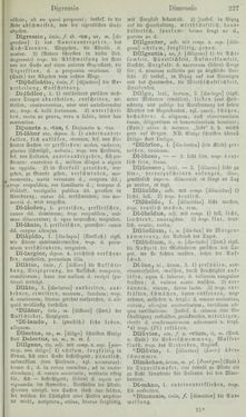 Image of the Page - 227 - in Lateinisch-Deutsches und Deutsch-Lateinisches Schul-Wörterbuch - Lateinisch-Deutscher Theil