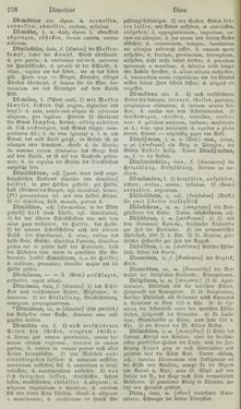 Image of the Page - 228 - in Lateinisch-Deutsches und Deutsch-Lateinisches Schul-Wörterbuch - Lateinisch-Deutscher Theil