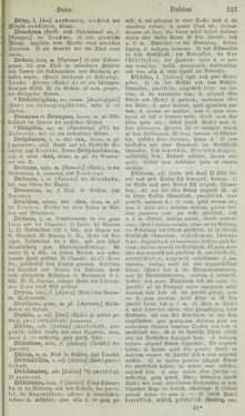 Image of the Page - 243 - in Lateinisch-Deutsches und Deutsch-Lateinisches Schul-Wörterbuch - Lateinisch-Deutscher Theil