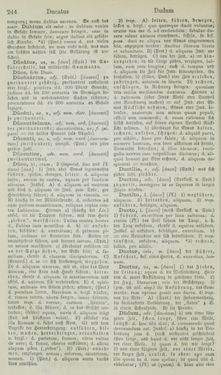 Image of the Page - 244 - in Lateinisch-Deutsches und Deutsch-Lateinisches Schul-Wörterbuch - Lateinisch-Deutscher Theil