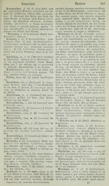 Image of the Page - 257 - in Lateinisch-Deutsches und Deutsch-Lateinisches Schul-Wörterbuch - Lateinisch-Deutscher Theil