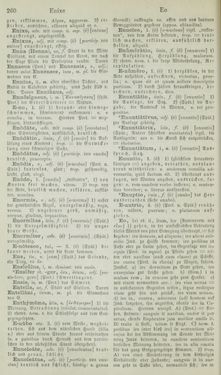 Image of the Page - 260 - in Lateinisch-Deutsches und Deutsch-Lateinisches Schul-Wörterbuch - Lateinisch-Deutscher Theil