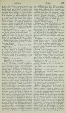 Bild der Seite - 277 - in Lateinisch-Deutsches und Deutsch-Lateinisches Schul-Wörterbuch - Lateinisch-Deutscher Theil