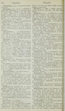 Image of the Page - 284 - in Lateinisch-Deutsches und Deutsch-Lateinisches Schul-Wörterbuch - Lateinisch-Deutscher Theil