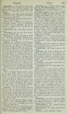 Image of the Page - 309 - in Lateinisch-Deutsches und Deutsch-Lateinisches Schul-Wörterbuch - Lateinisch-Deutscher Theil