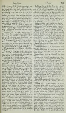 Image of the Page - 315 - in Lateinisch-Deutsches und Deutsch-Lateinisches Schul-Wörterbuch - Lateinisch-Deutscher Theil