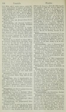 Image of the Page - 318 - in Lateinisch-Deutsches und Deutsch-Lateinisches Schul-Wörterbuch - Lateinisch-Deutscher Theil