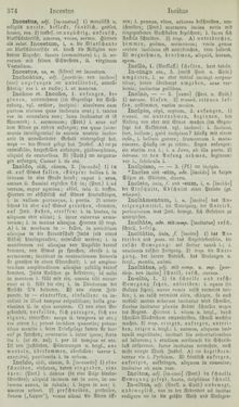 Image of the Page - 374 - in Lateinisch-Deutsches und Deutsch-Lateinisches Schul-Wörterbuch - Lateinisch-Deutscher Theil