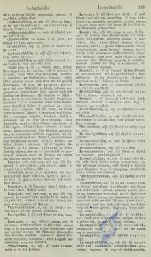 Bild der Seite - 383 - in Lateinisch-Deutsches und Deutsch-Lateinisches Schul-Wörterbuch - Lateinisch-Deutscher Theil
