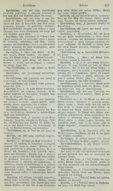 Bild der Seite - 411 - in Lateinisch-Deutsches und Deutsch-Lateinisches Schul-Wörterbuch - Lateinisch-Deutscher Theil