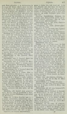 Image of the Page - 417 - in Lateinisch-Deutsches und Deutsch-Lateinisches Schul-Wörterbuch - Lateinisch-Deutscher Theil