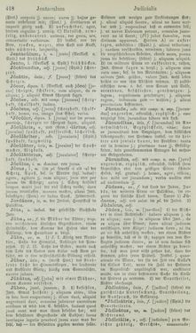 Bild der Seite - 418 - in Lateinisch-Deutsches und Deutsch-Lateinisches Schul-Wörterbuch - Lateinisch-Deutscher Theil