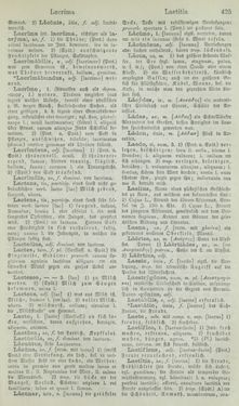 Image of the Page - 425 - in Lateinisch-Deutsches und Deutsch-Lateinisches Schul-Wörterbuch - Lateinisch-Deutscher Theil