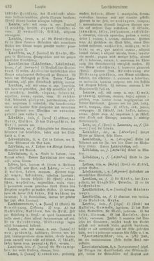 Bild der Seite - 432 - in Lateinisch-Deutsches und Deutsch-Lateinisches Schul-Wörterbuch - Lateinisch-Deutscher Theil