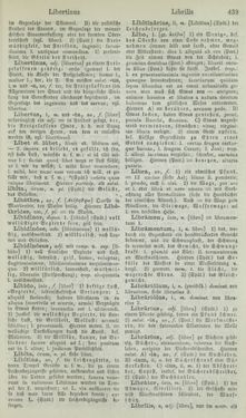 Bild der Seite - 439 - in Lateinisch-Deutsches und Deutsch-Lateinisches Schul-Wörterbuch - Lateinisch-Deutscher Theil
