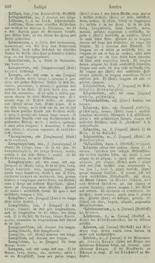 Bild der Seite - 446 - in Lateinisch-Deutsches und Deutsch-Lateinisches Schul-Wörterbuch - Lateinisch-Deutscher Theil