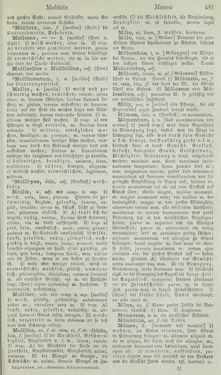 Bild der Seite - 481 - in Lateinisch-Deutsches und Deutsch-Lateinisches Schul-Wörterbuch - Lateinisch-Deutscher Theil