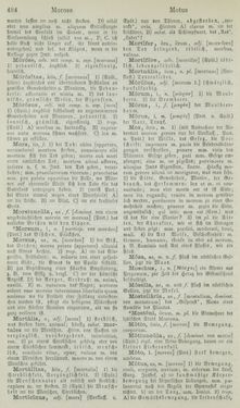 Bild der Seite - 484 - in Lateinisch-Deutsches und Deutsch-Lateinisches Schul-Wörterbuch - Lateinisch-Deutscher Theil