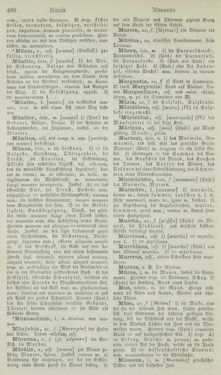 Bild der Seite - 488 - in Lateinisch-Deutsches und Deutsch-Lateinisches Schul-Wörterbuch - Lateinisch-Deutscher Theil