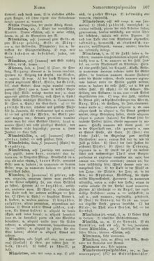 Bild der Seite - 507 - in Lateinisch-Deutsches und Deutsch-Lateinisches Schul-Wörterbuch - Lateinisch-Deutscher Theil