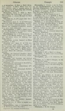 Image of the Page - 513 - in Lateinisch-Deutsches und Deutsch-Lateinisches Schul-Wörterbuch - Lateinisch-Deutscher Theil