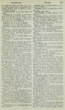 Image of the Page - 519 - in Lateinisch-Deutsches und Deutsch-Lateinisches Schul-Wörterbuch - Lateinisch-Deutscher Theil
