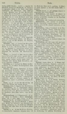 Image of the Page - 530 - in Lateinisch-Deutsches und Deutsch-Lateinisches Schul-Wörterbuch - Lateinisch-Deutscher Theil