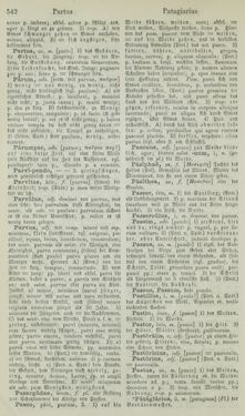 Bild der Seite - 542 - in Lateinisch-Deutsches und Deutsch-Lateinisches Schul-Wörterbuch - Lateinisch-Deutscher Theil