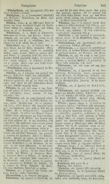 Bild der Seite - 543 - in Lateinisch-Deutsches und Deutsch-Lateinisches Schul-Wörterbuch - Lateinisch-Deutscher Theil