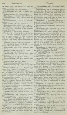 Image of the Page - 558 - in Lateinisch-Deutsches und Deutsch-Lateinisches Schul-Wörterbuch - Lateinisch-Deutscher Theil