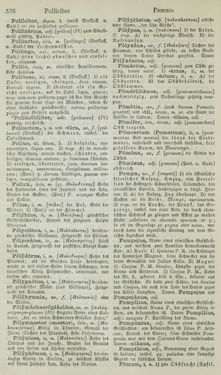 Bild der Seite - 576 - in Lateinisch-Deutsches und Deutsch-Lateinisches Schul-Wörterbuch - Lateinisch-Deutscher Theil