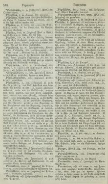 Bild der Seite - 578 - in Lateinisch-Deutsches und Deutsch-Lateinisches Schul-Wörterbuch - Lateinisch-Deutscher Theil