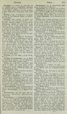 Bild der Seite - 579 - in Lateinisch-Deutsches und Deutsch-Lateinisches Schul-Wörterbuch - Lateinisch-Deutscher Theil