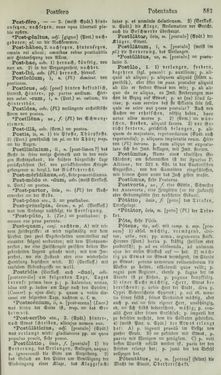 Bild der Seite - 581 - in Lateinisch-Deutsches und Deutsch-Lateinisches Schul-Wörterbuch - Lateinisch-Deutscher Theil