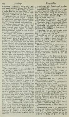 Bild der Seite - 584 - in Lateinisch-Deutsches und Deutsch-Lateinisches Schul-Wörterbuch - Lateinisch-Deutscher Theil