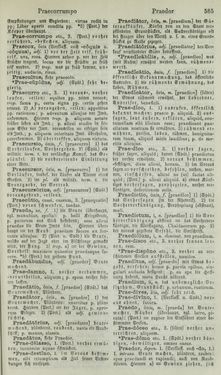 Bild der Seite - 585 - in Lateinisch-Deutsches und Deutsch-Lateinisches Schul-Wörterbuch - Lateinisch-Deutscher Theil