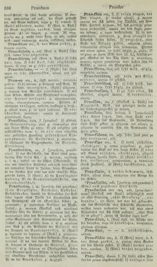 Bild der Seite - 586 - in Lateinisch-Deutsches und Deutsch-Lateinisches Schul-Wörterbuch - Lateinisch-Deutscher Theil